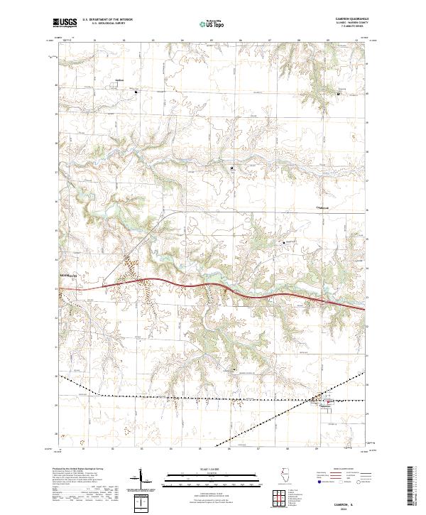 Cameron topographic map thumbnail