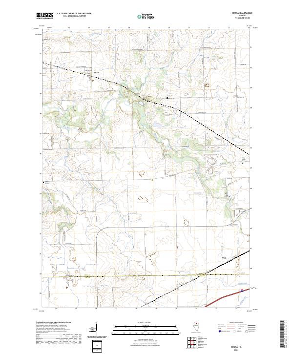 Chana topographic map thumbnail