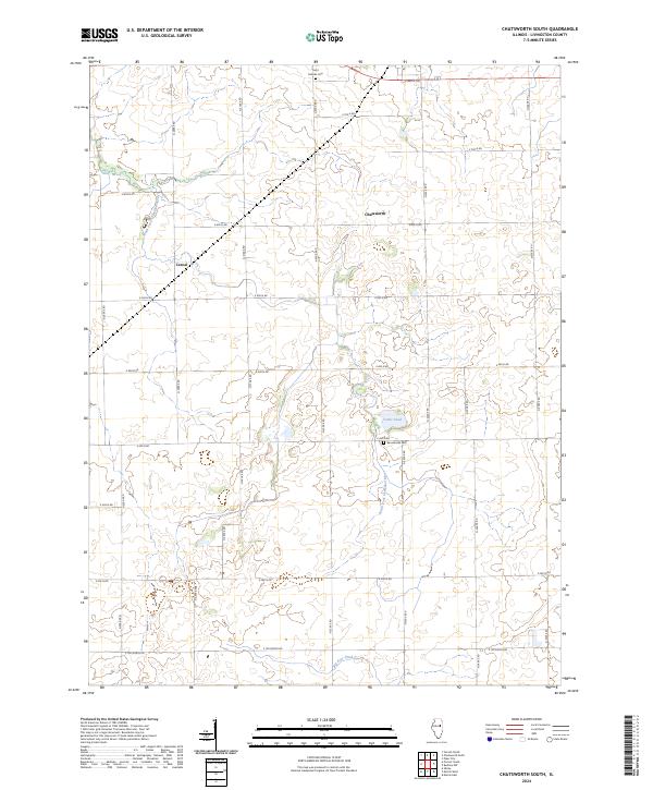 Chatsworth South topographic map thumbnail