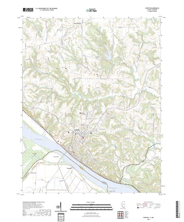 Chester topographic map thumbnail
