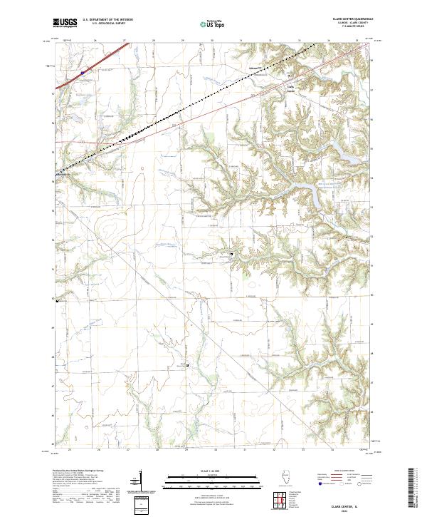 Clark Center topographic map thumbnail