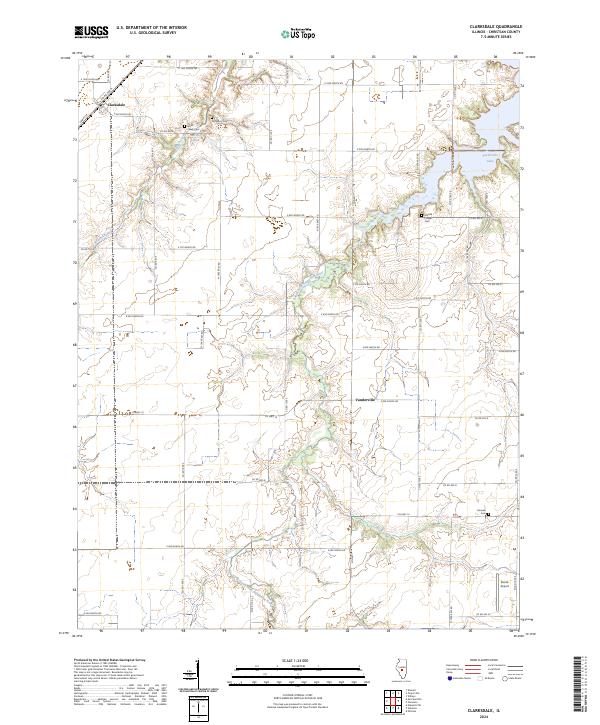 Clarksdale topographic map thumbnail