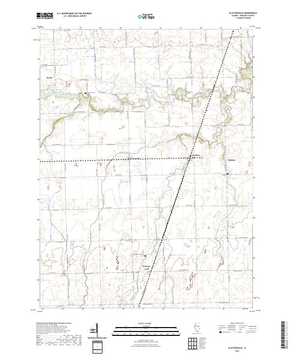 Claytonville topographic map thumbnail