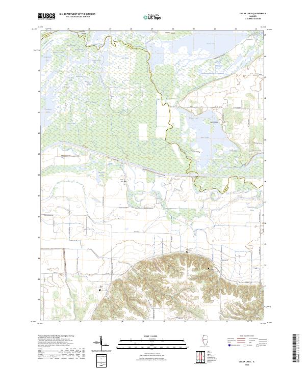 Clear Lake topographic map thumbnail
