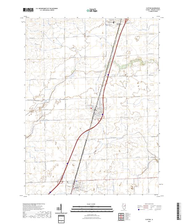 Clifton topographic map thumbnail