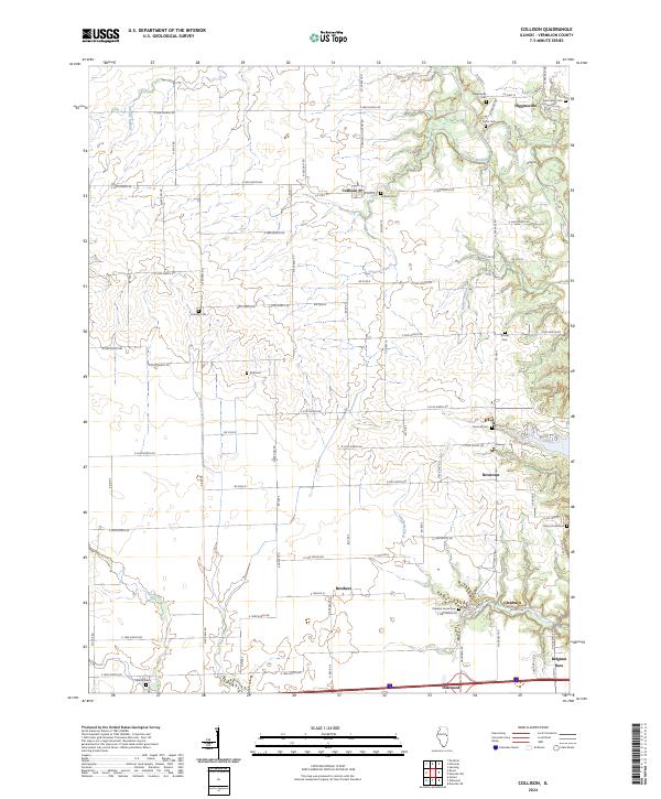 Collison topographic map thumbnail