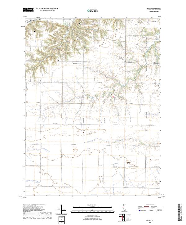 Colusa topographic map thumbnail