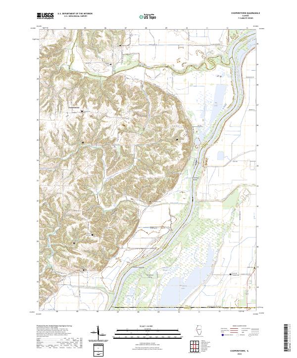Cooperstown topographic map thumbnail