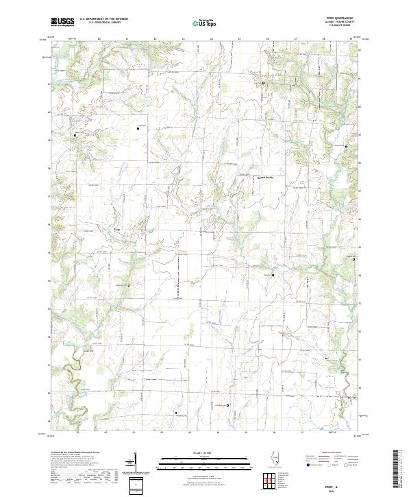Crisp topographic map thumbnail