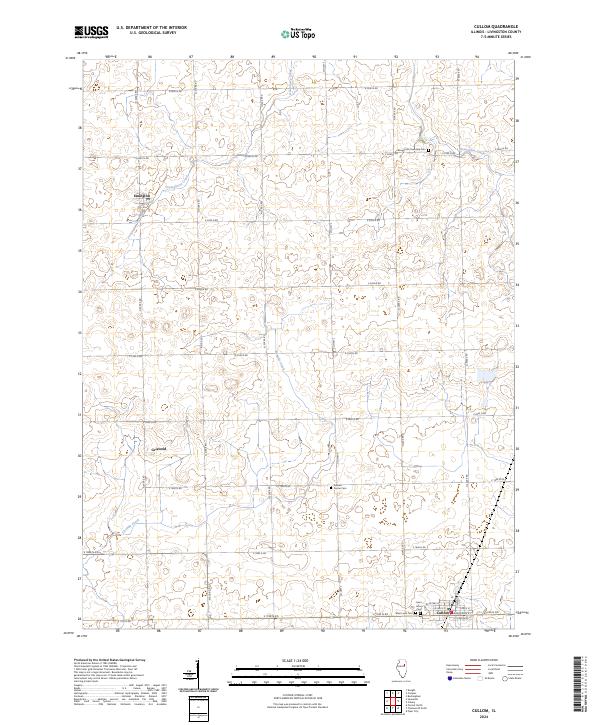Cullom topographic map thumbnail
