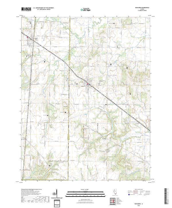 Dahlgren topographic map thumbnail