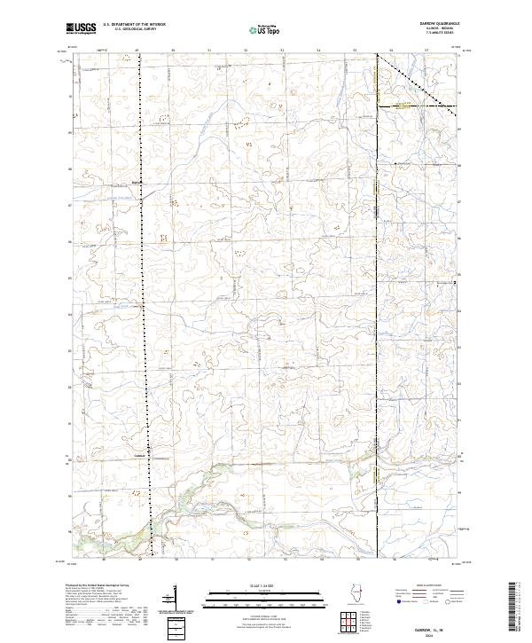 Darrow topographic map thumbnail
