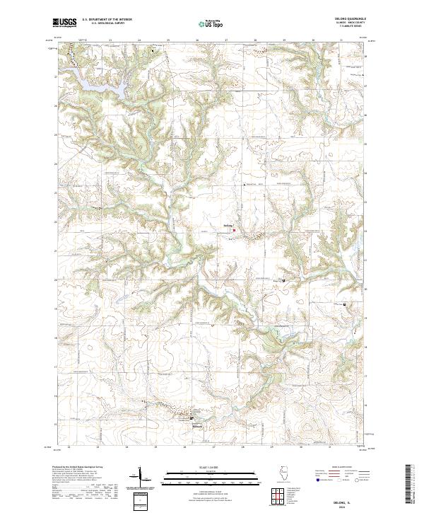 DeLong topographic map thumbnail