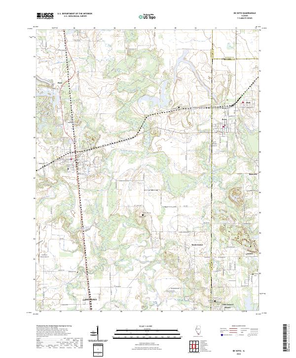 De Soto topographic map thumbnail