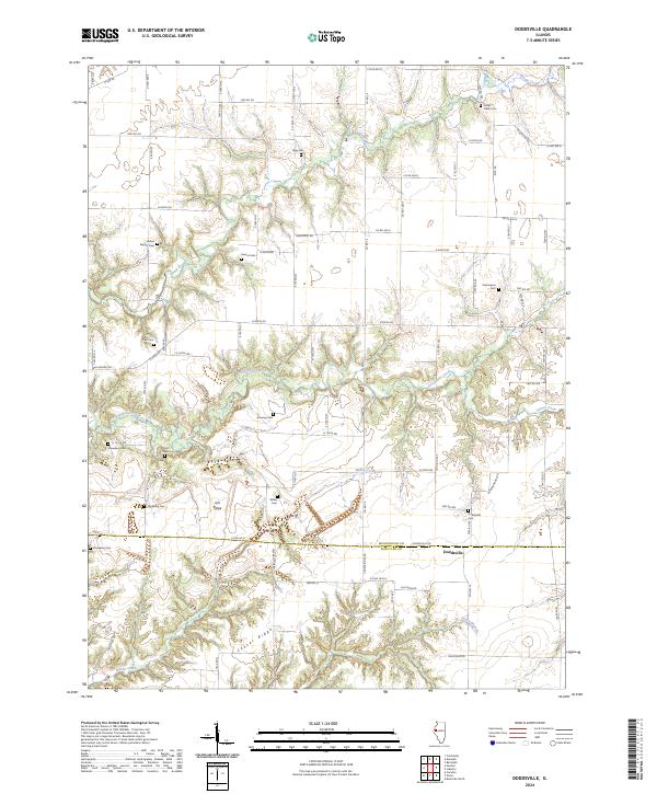 Doddsville topographic map thumbnail