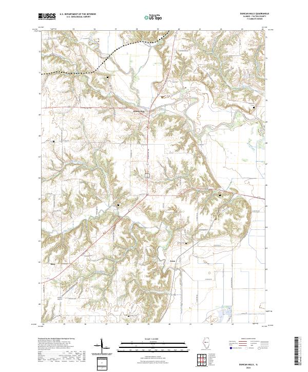 Duncan Mills topographic map thumbnail