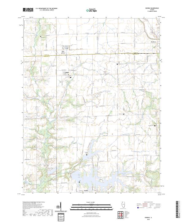 Dundas topographic map thumbnail