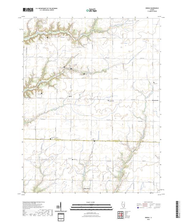 Eberle topographic map thumbnail