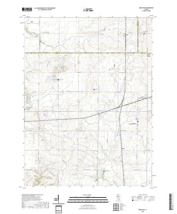 Edelstein topographic map thumbnail