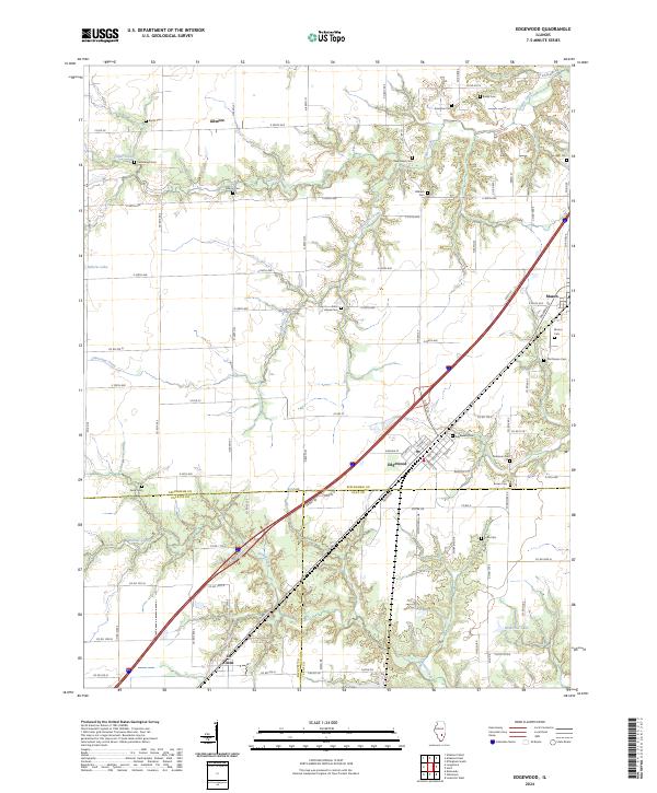 Edgewood topographic map thumbnail