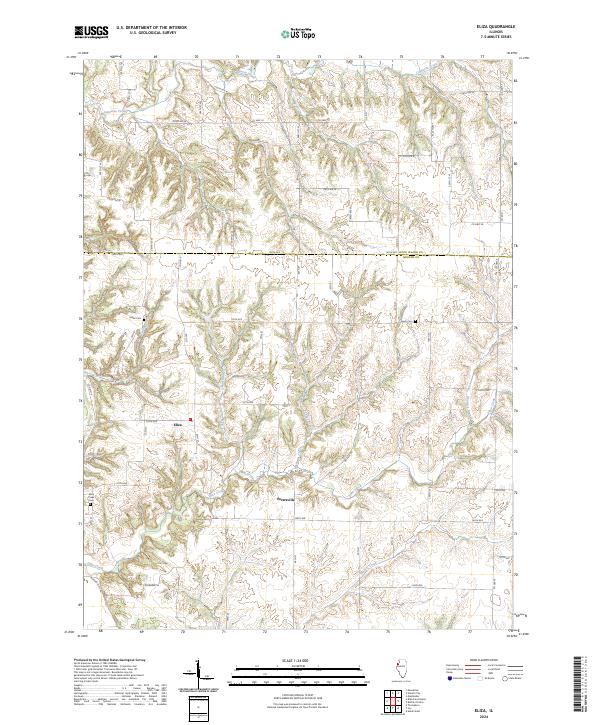 Eliza topographic map thumbnail