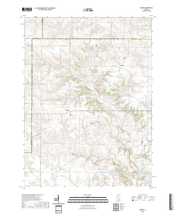 Elmira topographic map thumbnail