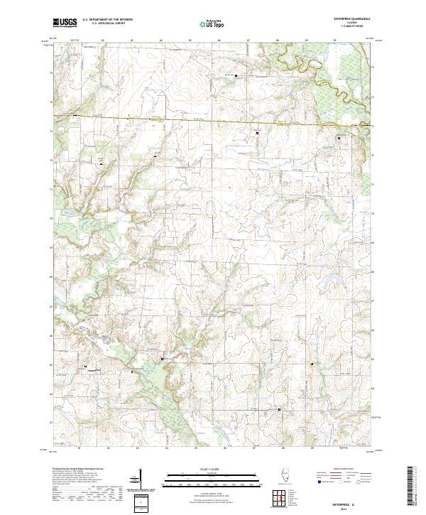 Enterprise topographic map thumbnail