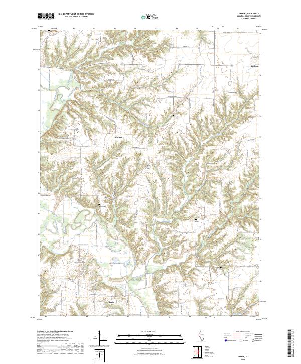 Erwin topographic map thumbnail