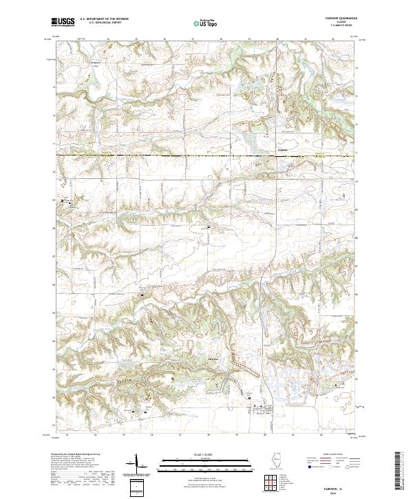 Fairview topographic map thumbnail