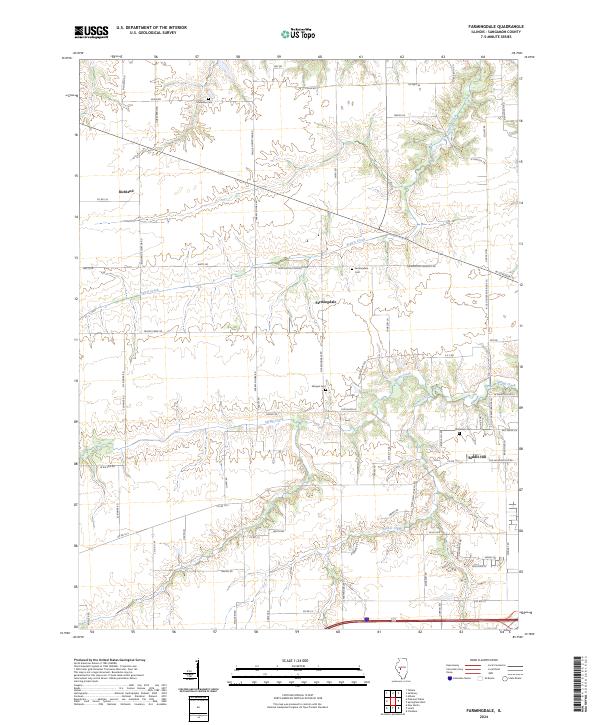 Farmingdale topographic map thumbnail