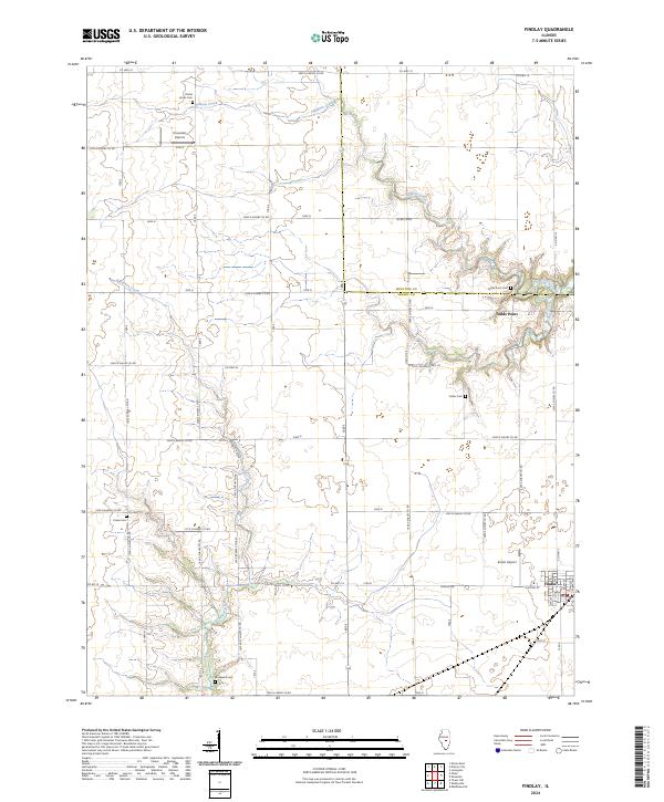 Findlay topographic map thumbnail