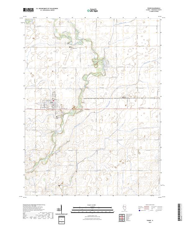 Fisher topographic map thumbnail