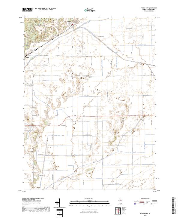 Forest City topographic map thumbnail