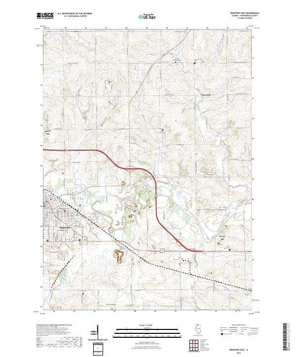 Freeport East topographic map thumbnail