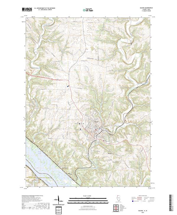Galena topographic map thumbnail