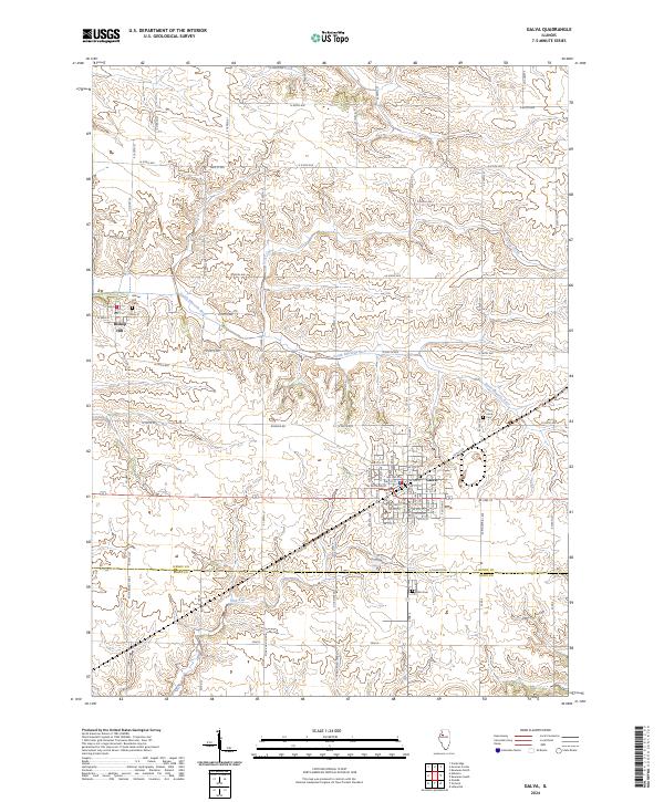 Galva topographic map thumbnail