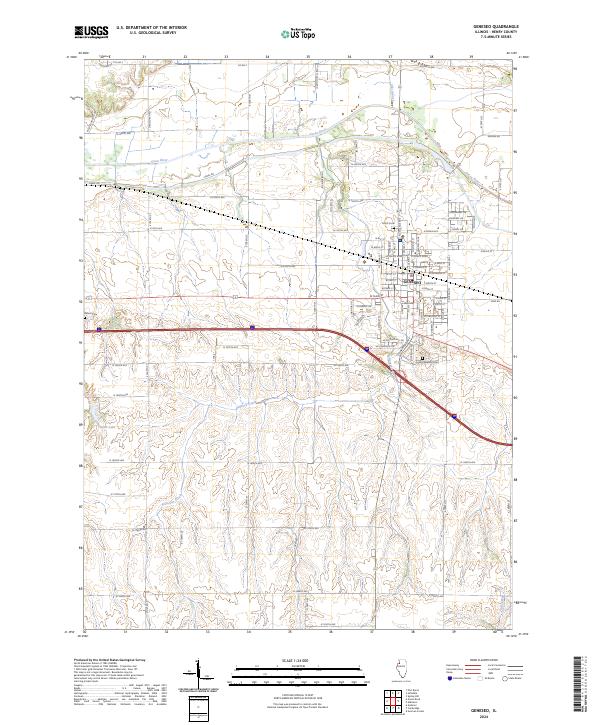 Geneseo topographic map thumbnail