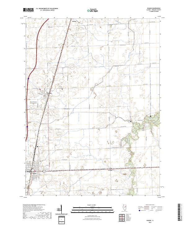 Gilman topographic map thumbnail