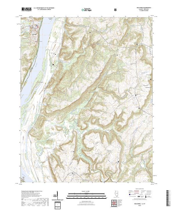 Golconda topographic map thumbnail