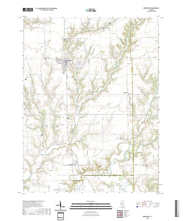 Greenfield topographic map thumbnail