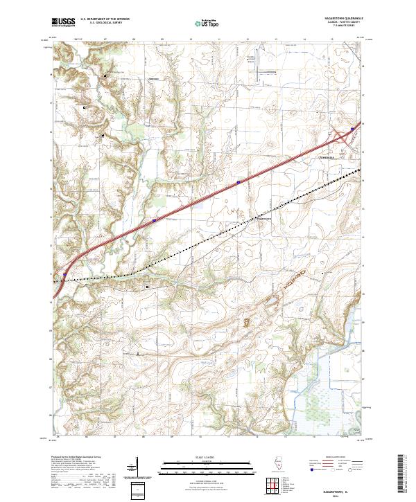 Hagarstown topographic map thumbnail