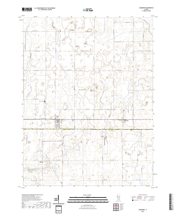 Hammond topographic map thumbnail