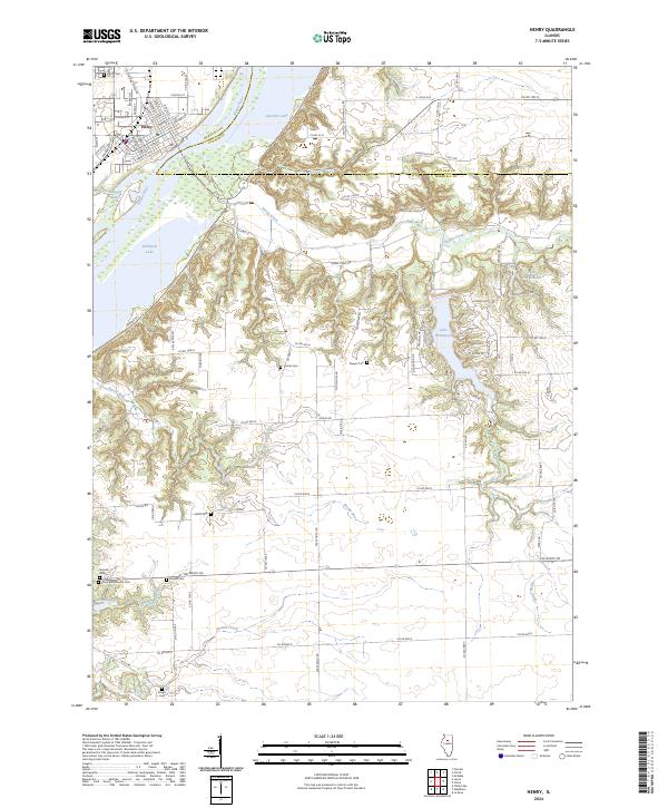 Henry topographic map thumbnail