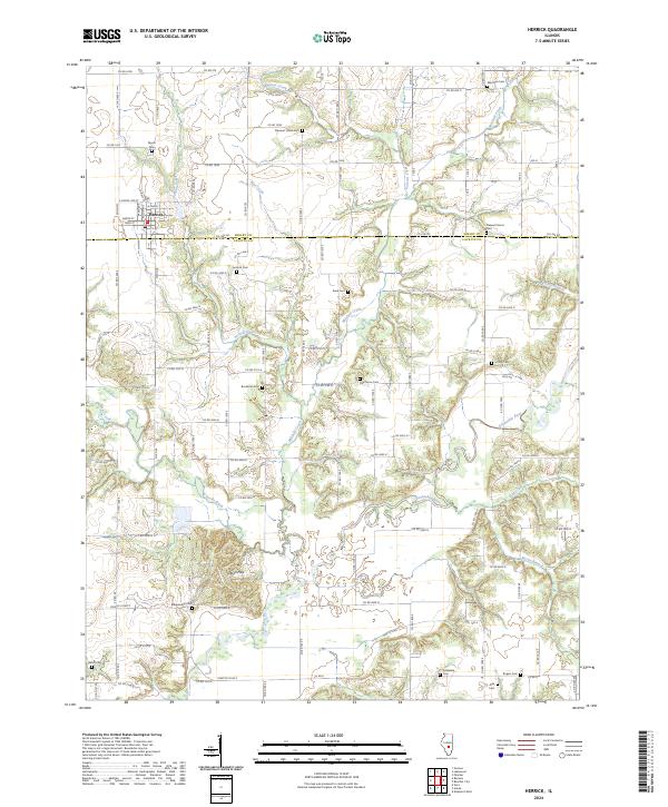 Herrick topographic map thumbnail