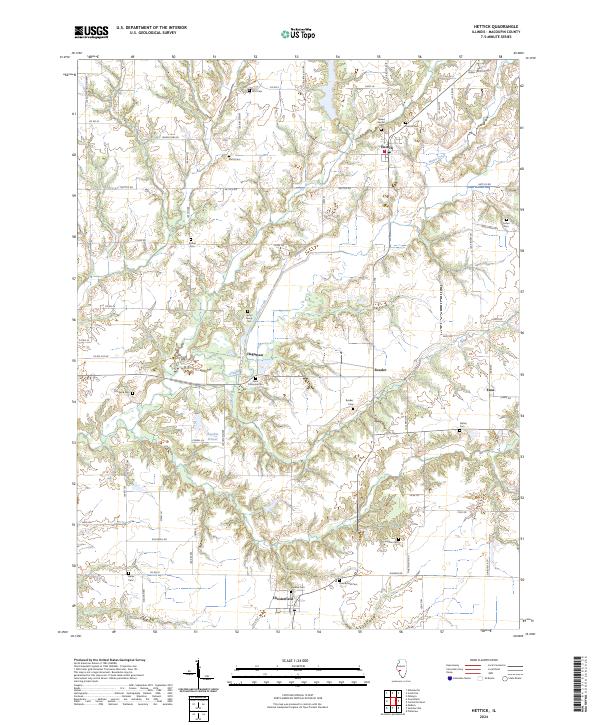 Hettick topographic map thumbnail
