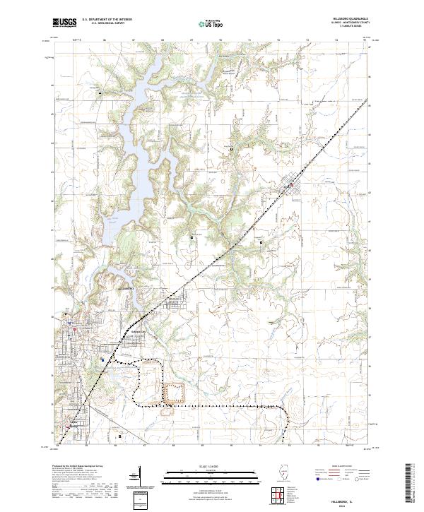 Hillsboro topographic map thumbnail