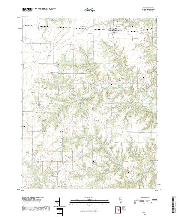 Iuka topographic map thumbnail