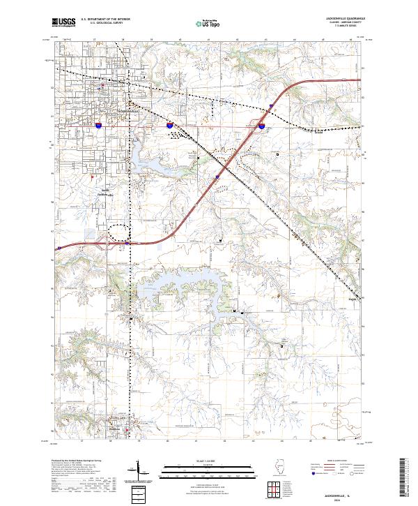 Jacksonville 2024 topographic map thumbnail