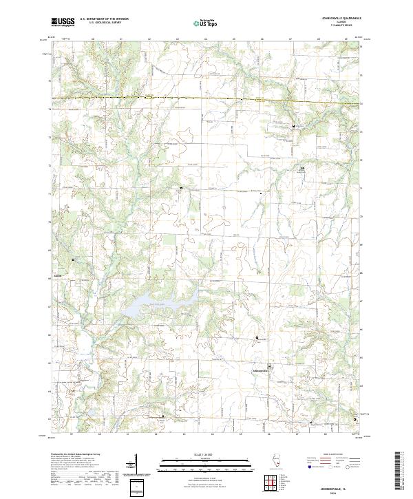 Johnsonville 2024 topographic map thumbnail