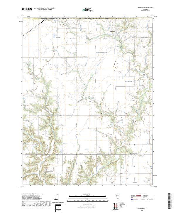 Johnstown 2024 topographic map thumbnail